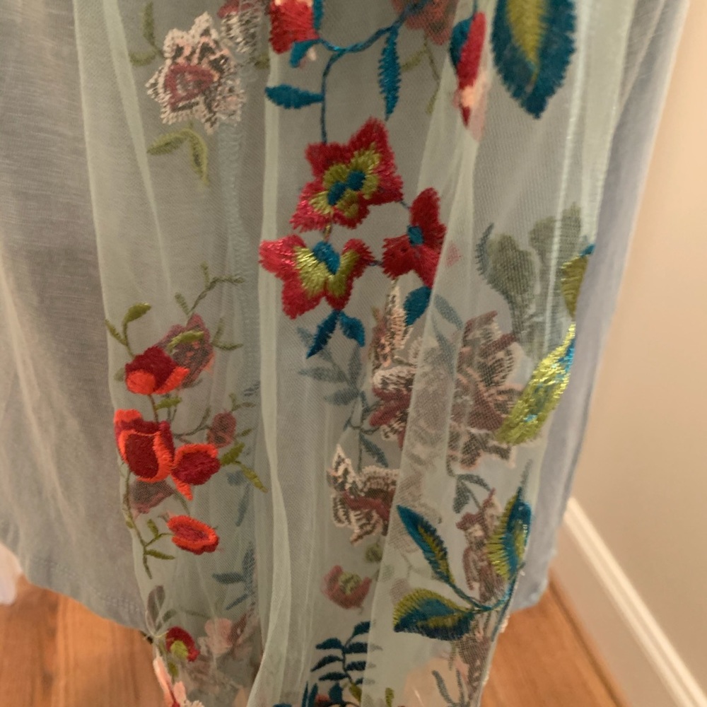 Floral arm long sleeve shirt - Picture 4 of 5